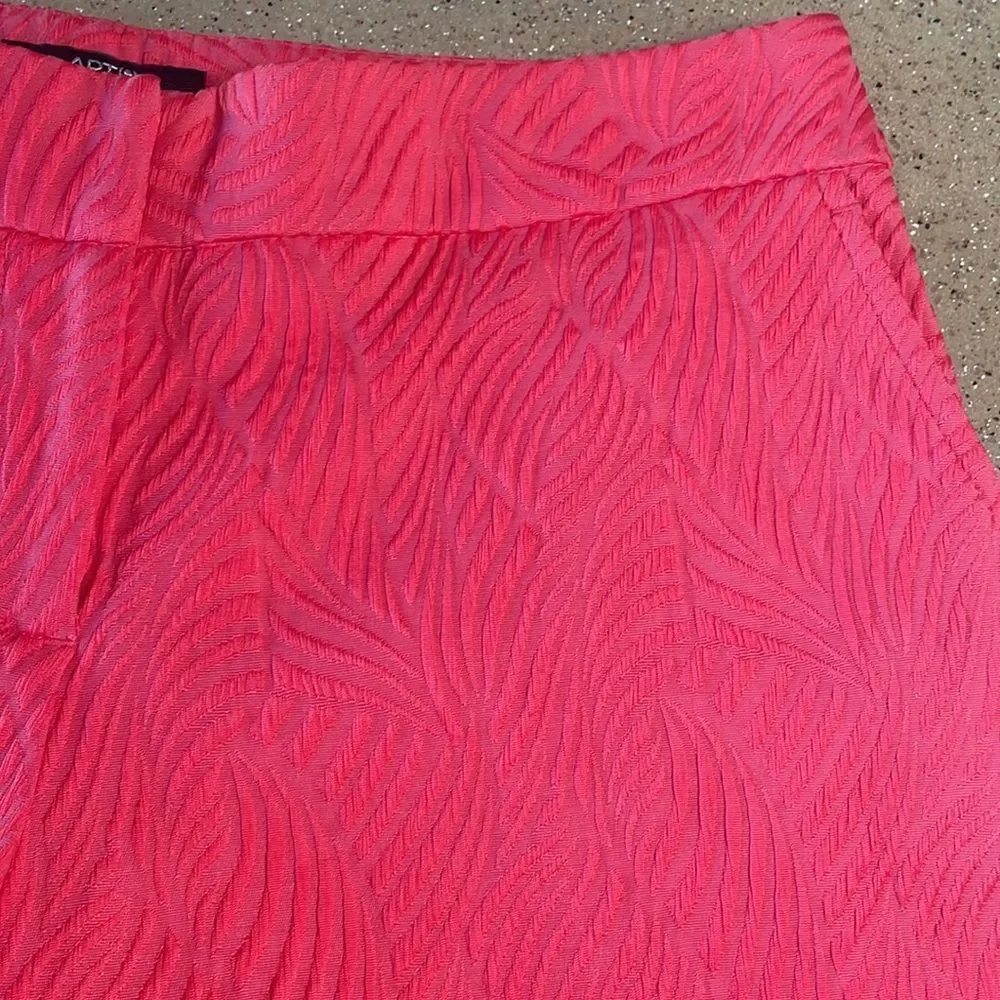 Textured Tapestry Fabric Dress Shorts w Rolled Hems sz 6